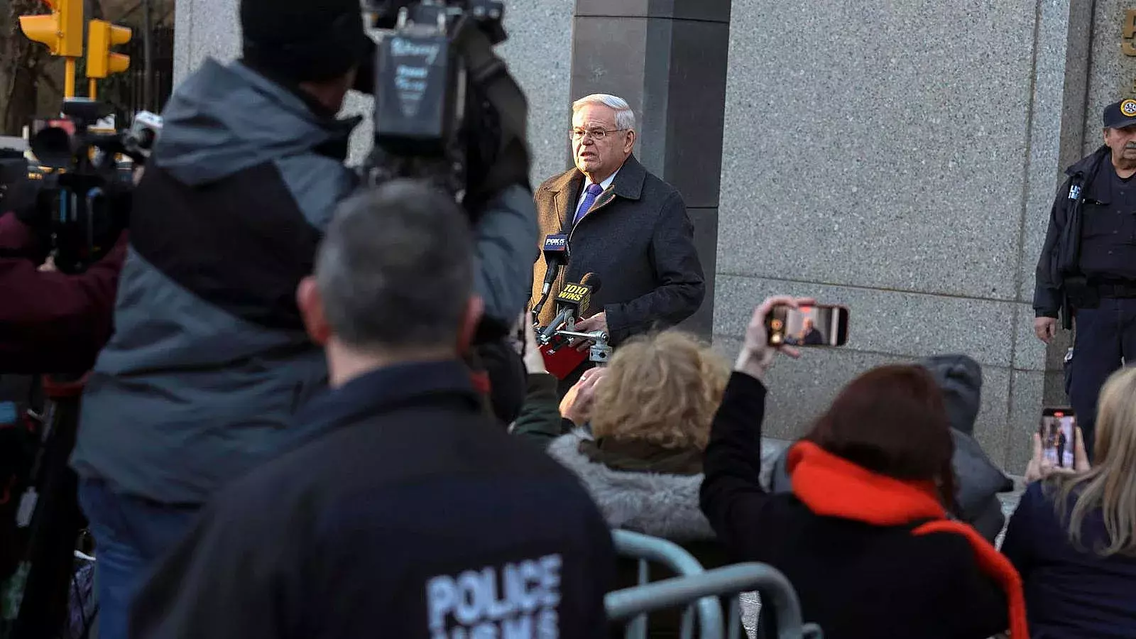 Bob Menéndez frente a tribunal federal de Nueva York