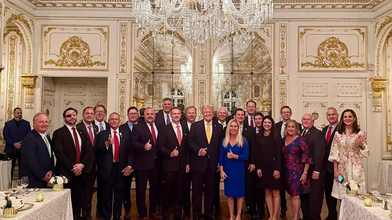 Trump junto a congresistas de EEUU