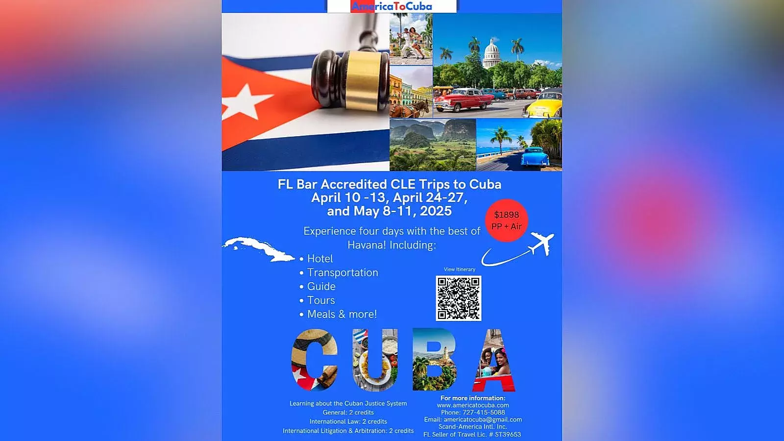 AmericatoCuba organiza viajes a la isla desde 2002