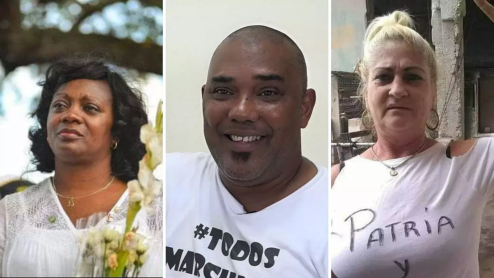 Berta Soler, Angel Moya y Marieta Martínez