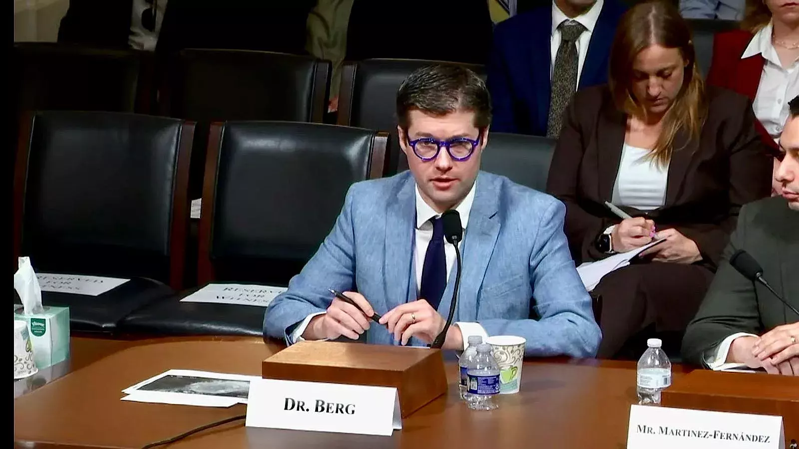 Ryan C. Berg en el momento de su intervención