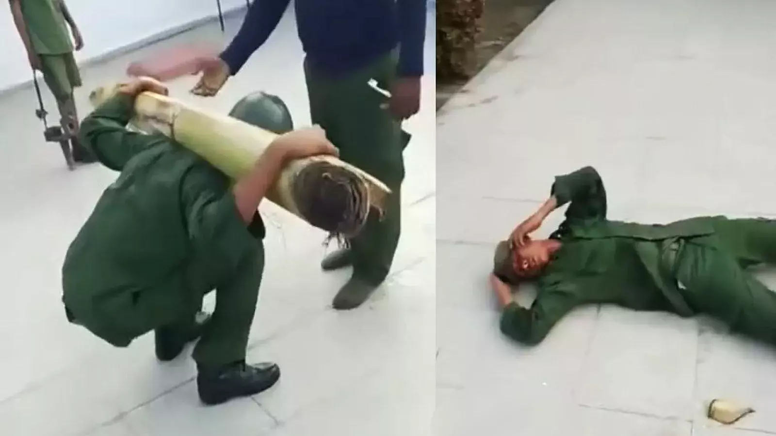 Joven recluta del Servicio Militar en Cuba