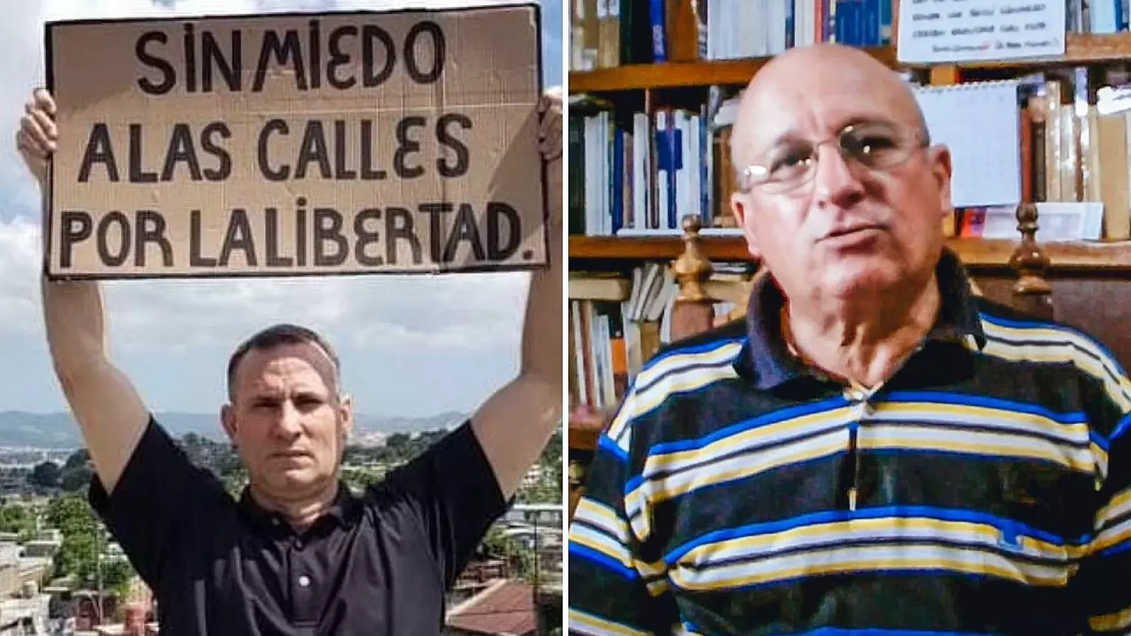 Líderes opositores cubanos José Daniel Ferrer y Félix Navarro