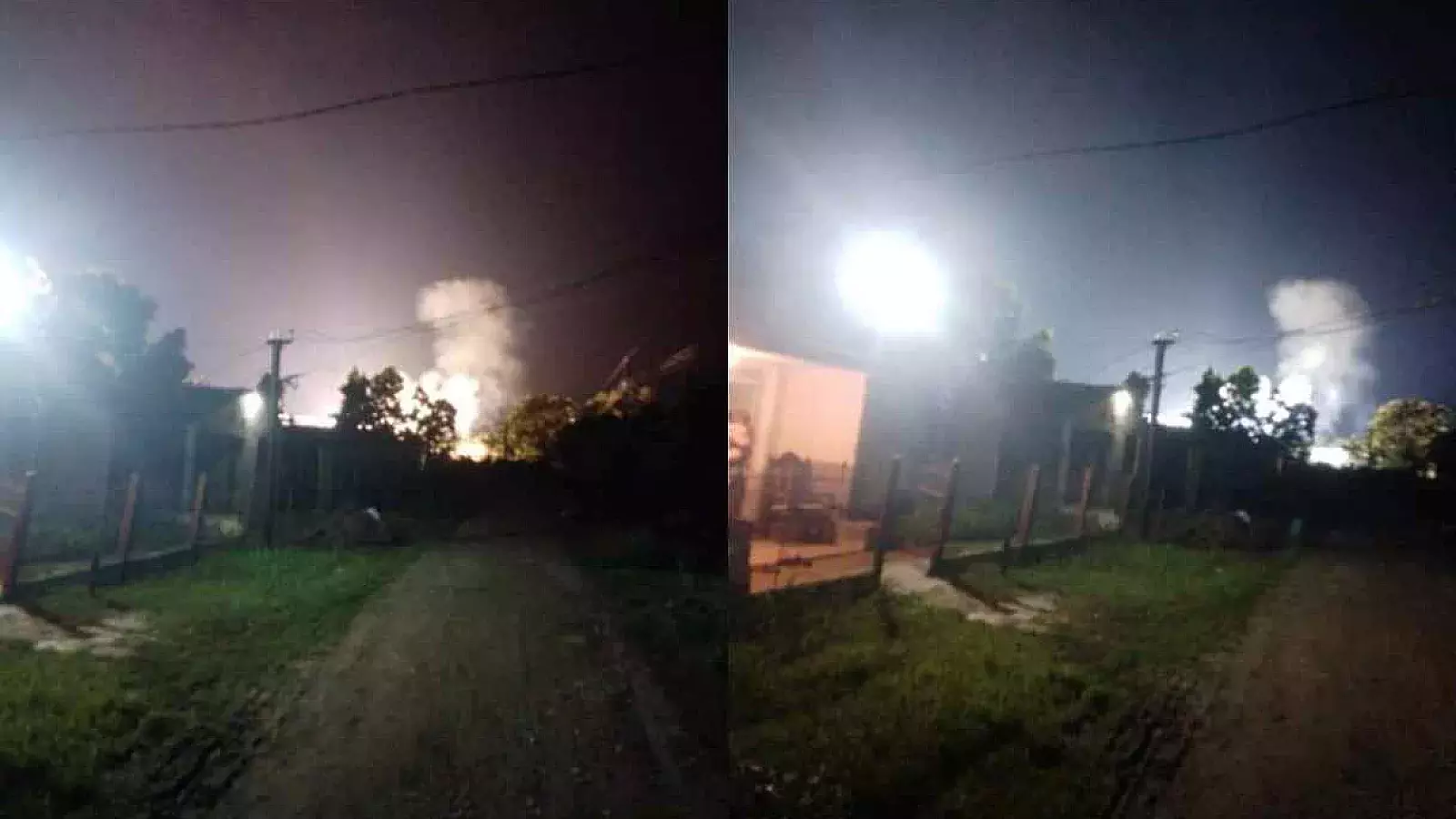 Apagado Ranchuelo tras accidente contra un poste eléctrico.