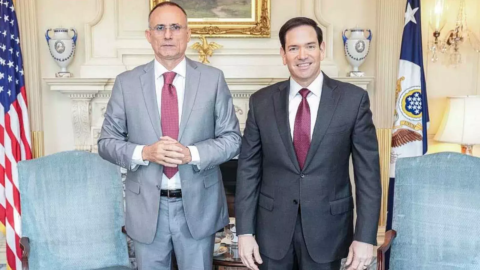 Secretario de Estado Marco Rubio se reúne con Ferrer en EE. UU.