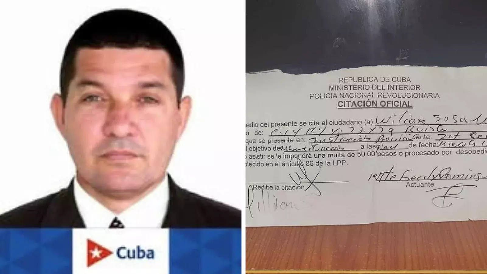 Cubano William Sosa Marrero