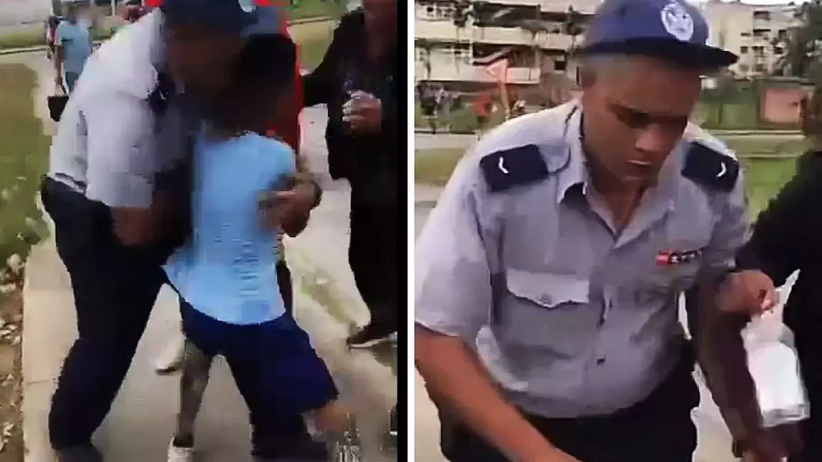 Abuso policial contra un menor en La Habana