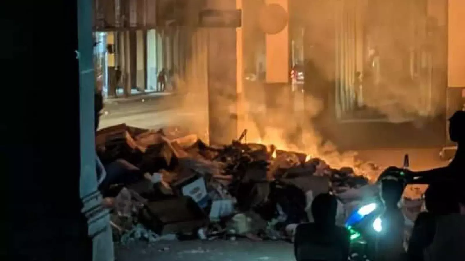 Quemas de basura en La Habana.