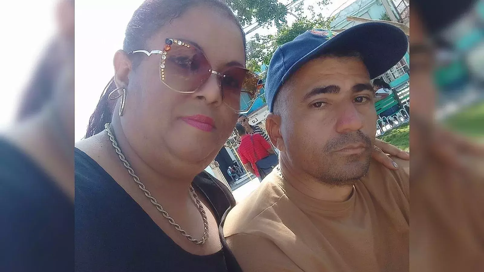 Pareja de cubanos detenida en Palma Soriano, Santiago de Cuba.