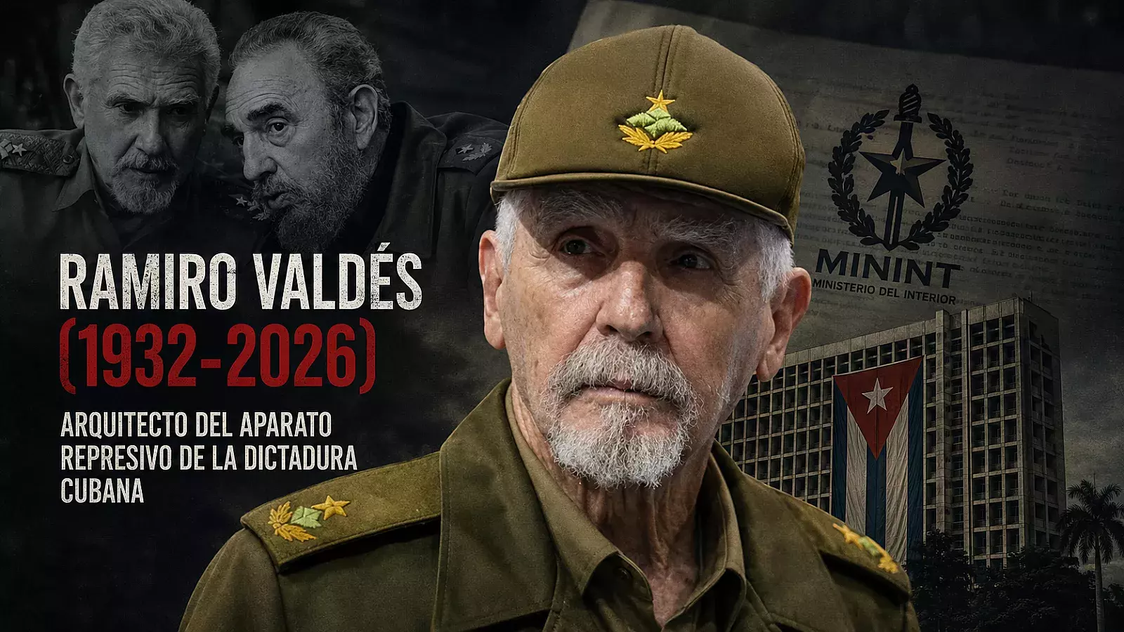 Muere Ramiro Valdés represor de la dictadura cubana