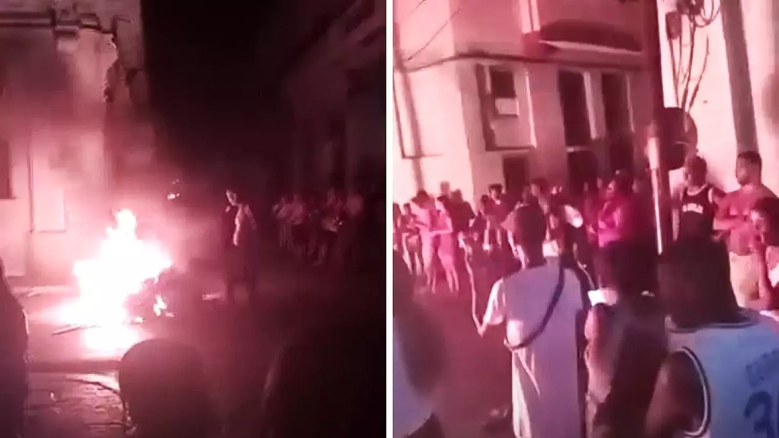 Protestas en varias ciudades de la isla el 3 de junio de 2026.