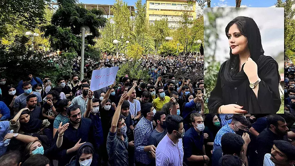 Protestas en Irán por la muerte de Mahsa Amini