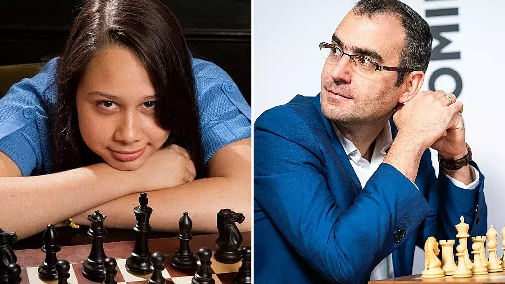 Thalía Cervantes y Leinier Domínguez, ajedrecistas cubanos