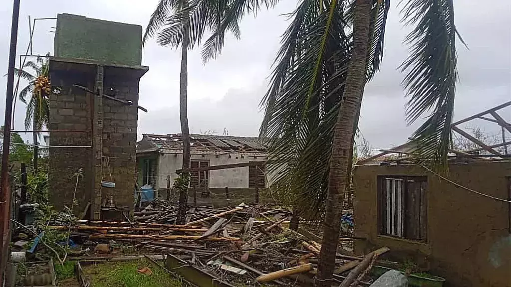 Daños de huracán Ian en Cuba, imagen de referencia.