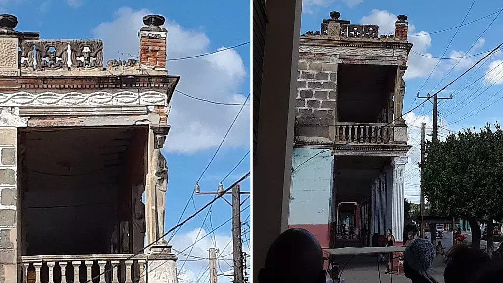 El internauta alertó que el edificio está ubicado en la céntrica Avenida de los Mártires, por donde pasan cientos de personas a diario