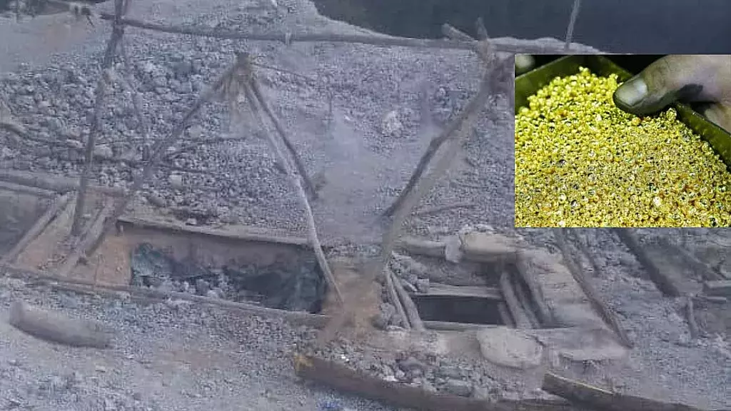 Minería ilegal de oro en Cuba