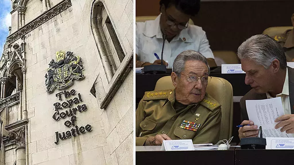 Raúl Castro, Díaz Canel y un juicio en Londres por deuda