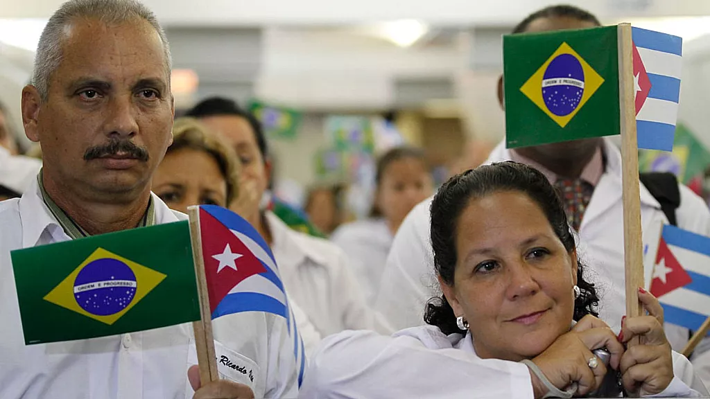Cubanos en Brasil durante Mais Médicos