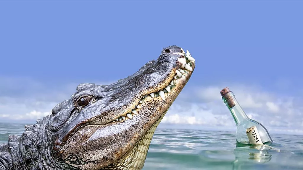 Carta de un cocodrilo cubano a su abuelo en los Everglades.