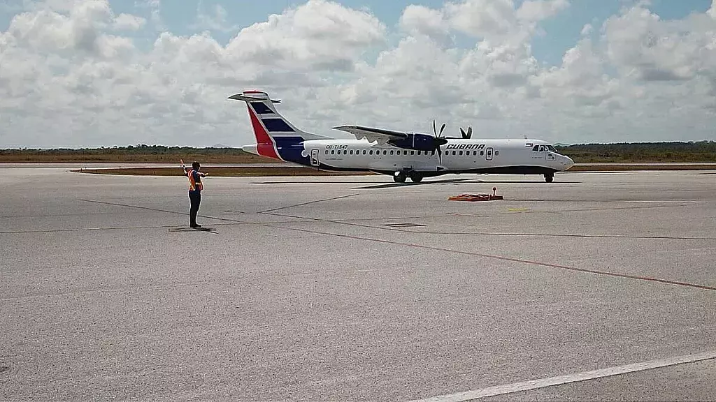 Cubana de Aviación en el Aeropuerto de Gerona