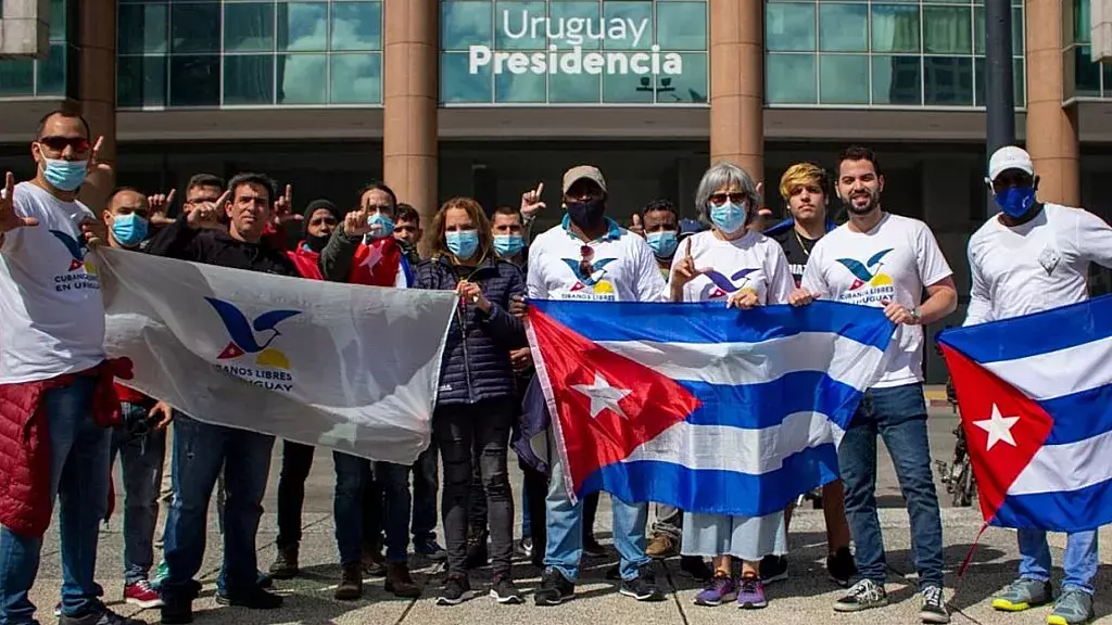 Migrantes cubanos en Uruguay