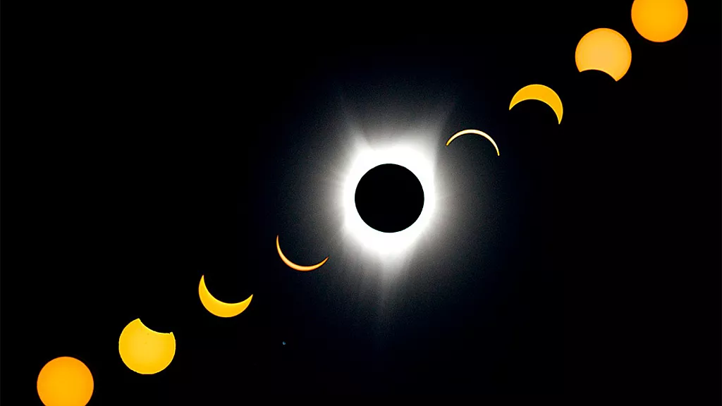 Eclipse solar hoy lunes 8 de abril