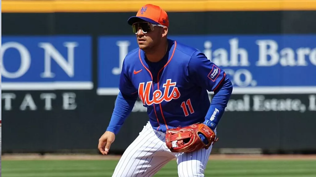 Candelita Iglesias con los Mets