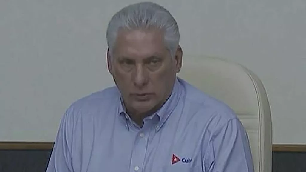 Miguel Díaz Canel culoa al bloqueo