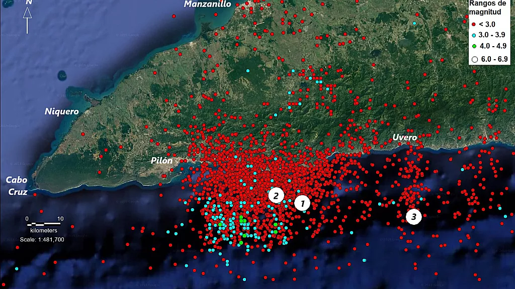 Cuba registró un récord sismológico en 2024 con un total de 12 806 terremotos.