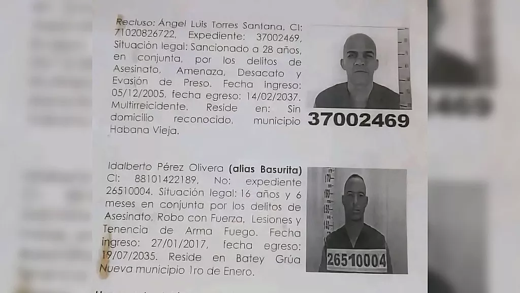 Se fugan dos reclusos de alta peligrosidad de prisión cubana