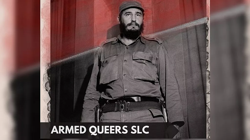 Armed Queers SLC dice que su misión es entrenar a personas gays, queer y transgénero para armarse y luchar contra el capitalismo.