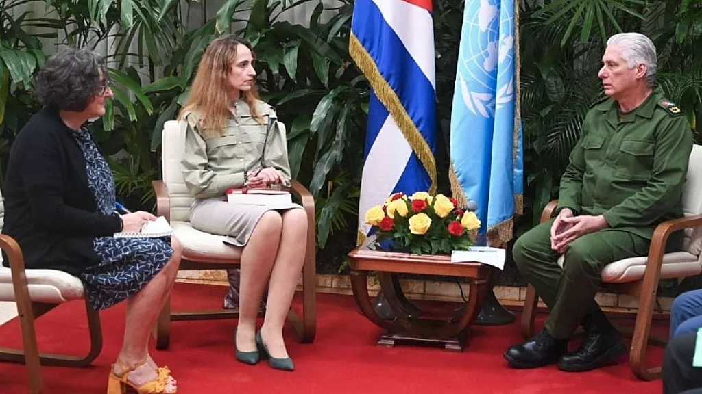 Alena Douhan, Relatora Especial de ONU, de visita oficial en Cuba.