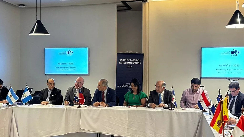 Asamblea de la Unión de Partidos Latinoamericanos (UPLA) celebrada en Santo Domingo, República Dominicana, el 1 y 2 de diciembre