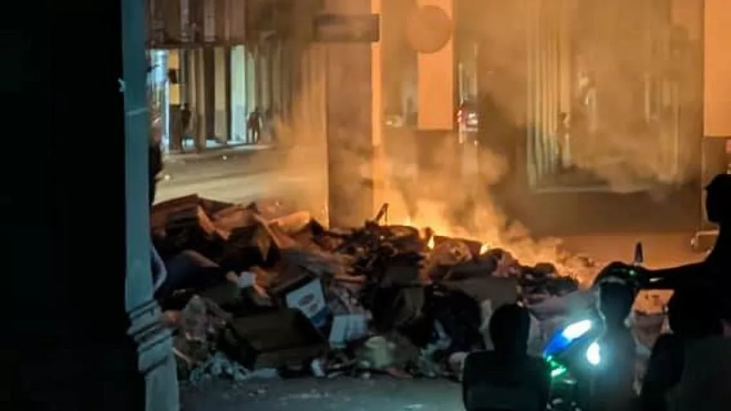 Quemas de basura en La Habana.