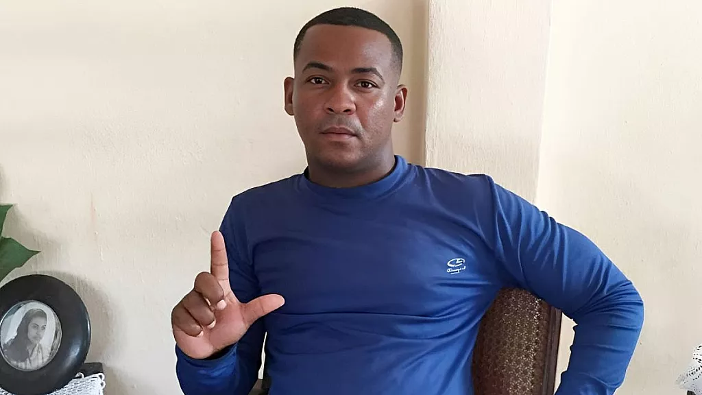 El prisionero político Roilán Álvarez