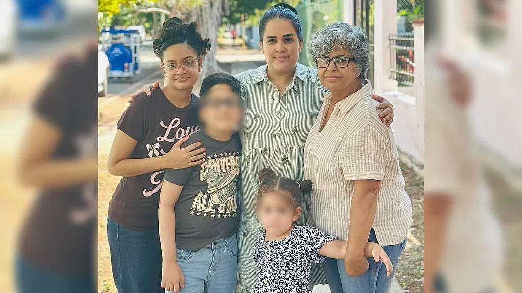 Familia de influencer Anna Sofía Benítez.