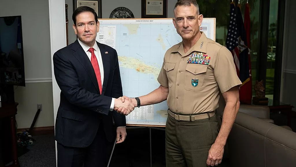Reunión de Marco Rubio en el Comando Sur de EEUU.