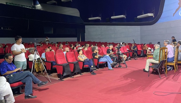 Reunión de Asamblea de Cineastas Cubanos el 20 de septiembre de 2023.