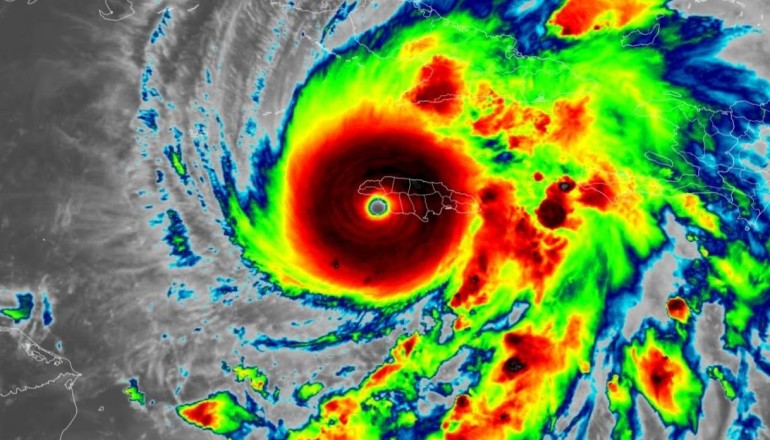 Huracán Melissa tocó tierra en Jamaica este 28 de octubre.