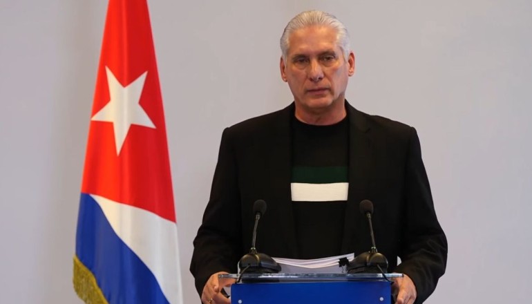 Miguel Díaz-Canel en comparecencia especial el 5 de febrero de 2026.