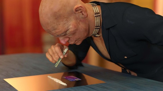 Hombre aspirando cocaína. Foto: Pixabay Hombre aspirando cocaína. Foto: Pixabay