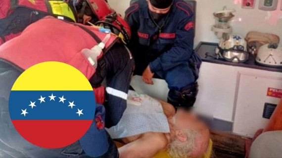 Profesor venezolano con severa desnutrición. Fotomontaje: ADN Cuba Profesor venezolano con severa desnutrición. Fotomontaje: ADN Cuba
