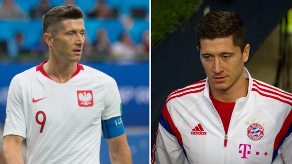 Robert Lewandowski. Collage de ADN Cuba. Fotos: Екатерина Лаут/ Uwe Bassenhoff from Wattenscheid Robert Lewandowski. Collage de ADN Cuba. Fotos: Екатерина Лаут/ Uwe Bassenhoff from Wattenscheid