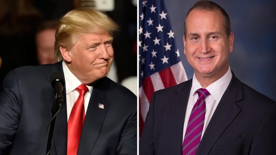 Donald Trump y Mario Díaz-Balart. Fotomontaje con imágenes de Shutterstock Donald Trump y Mario Díaz-Balart. Fotomontaje con imágenes de Shutterstock