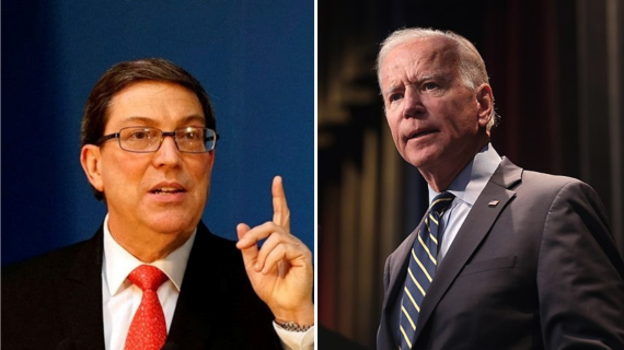Bruno Rodríguez y Joe Biden | Fotomontaje de ADN América Bruno Rodríguez y Joe Biden | Fotomontaje de ADN América