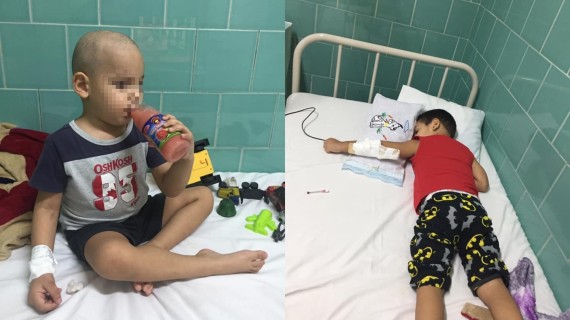 La familia junto con el pequeño se trasladaron de la ciudad Santa Clara hasta Miami, para salvarle la vida, pues ya se había agotado el tratamiento en la Isla