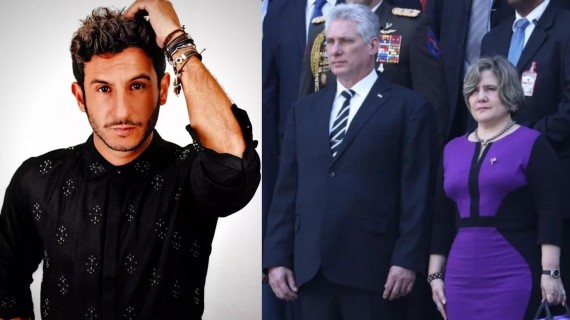 Carlos Torres, Díaz Canel y Lis Cuesta Carlos Torres, Díaz Canel y Lis Cuesta