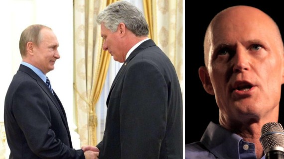 Putin, Canel y Scott Putin, Canel y Scott