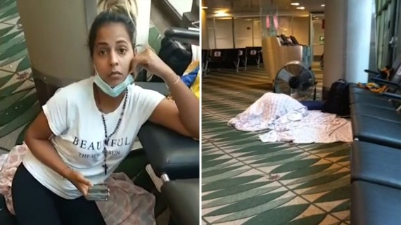 Pareja de cubanos lleva 17 días en aeropuerto de Costa Rica Familiares denunciaron las pésimas condiciones en que se encuentra la pareja en las instalaciones del aeropuerto mientras esperan que les sea otorgado refugio