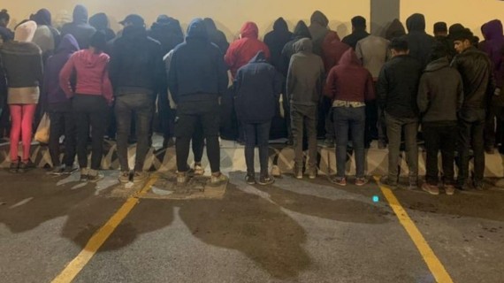 Migrantes liberados en Ciudad Juárez. Foto: Agencia Estatal de Investigación Chihuahua Migrantes liberados en Ciudad Juárez. Foto: Agencia Estatal de Investigación Chihuahua